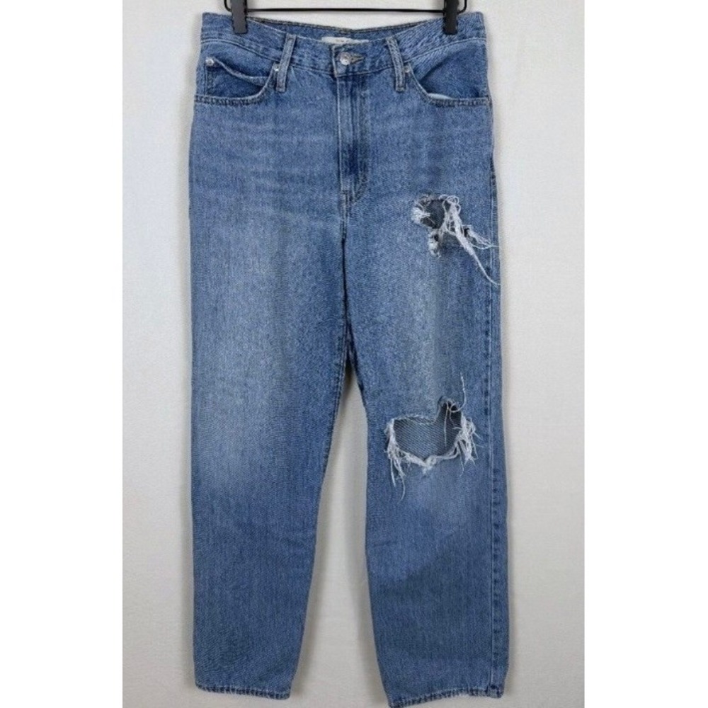 Levis 94 Baggy Distressed Denim Jeans Womens 29 Blue 79112-0010 Grunge Aesthetic